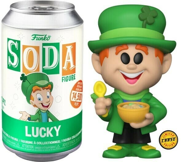 Funko Vinyl Soda Lucky Charms Lucky w/Cereal Bowl Chase (Opened Soda)