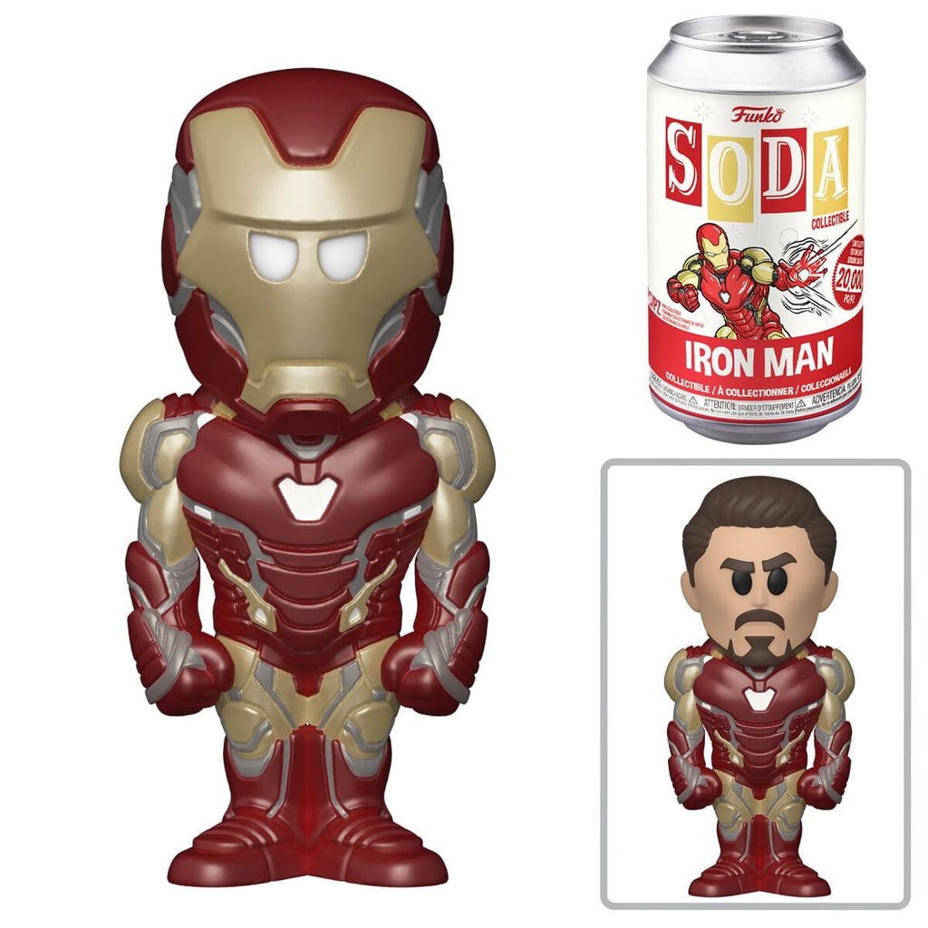 Funko Vinyl Soda Marvel Iron Man with Possible Chase