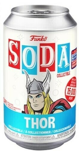 Funko Vinyl Soda Marvel Thor with Possible Chase Summer Convention Exclusive (15,000 PCS) Sealed Can