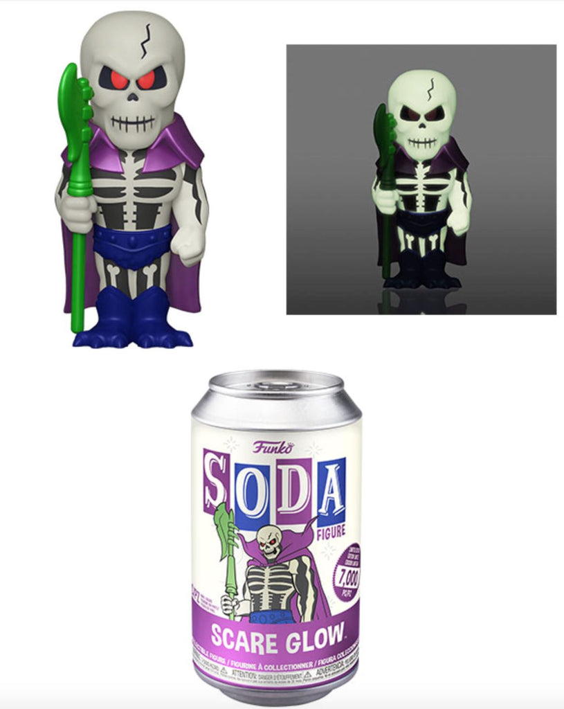 Funko Vinyl Soda Masters of the Universe (MOTU) Scare Glow w/ Possible Chase (Pre Order)