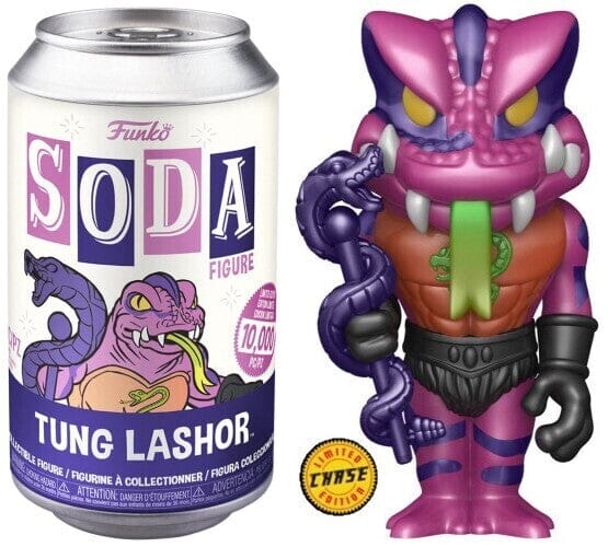 Funko Vinyl Soda Masters of the Universe Tung Lashor (Metallic) Chase (Opened Can)