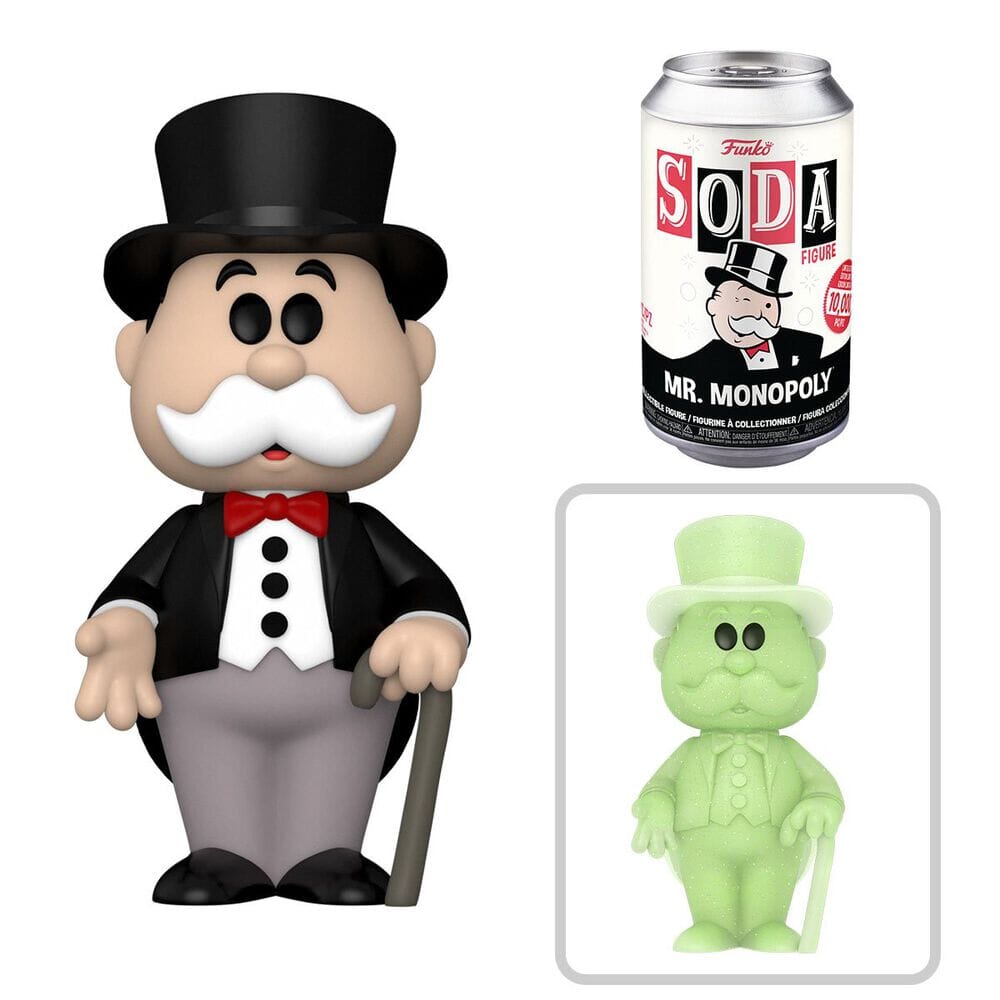 Funko Vinyl Soda Monopoly Mr.Monopoly with Possible Chase