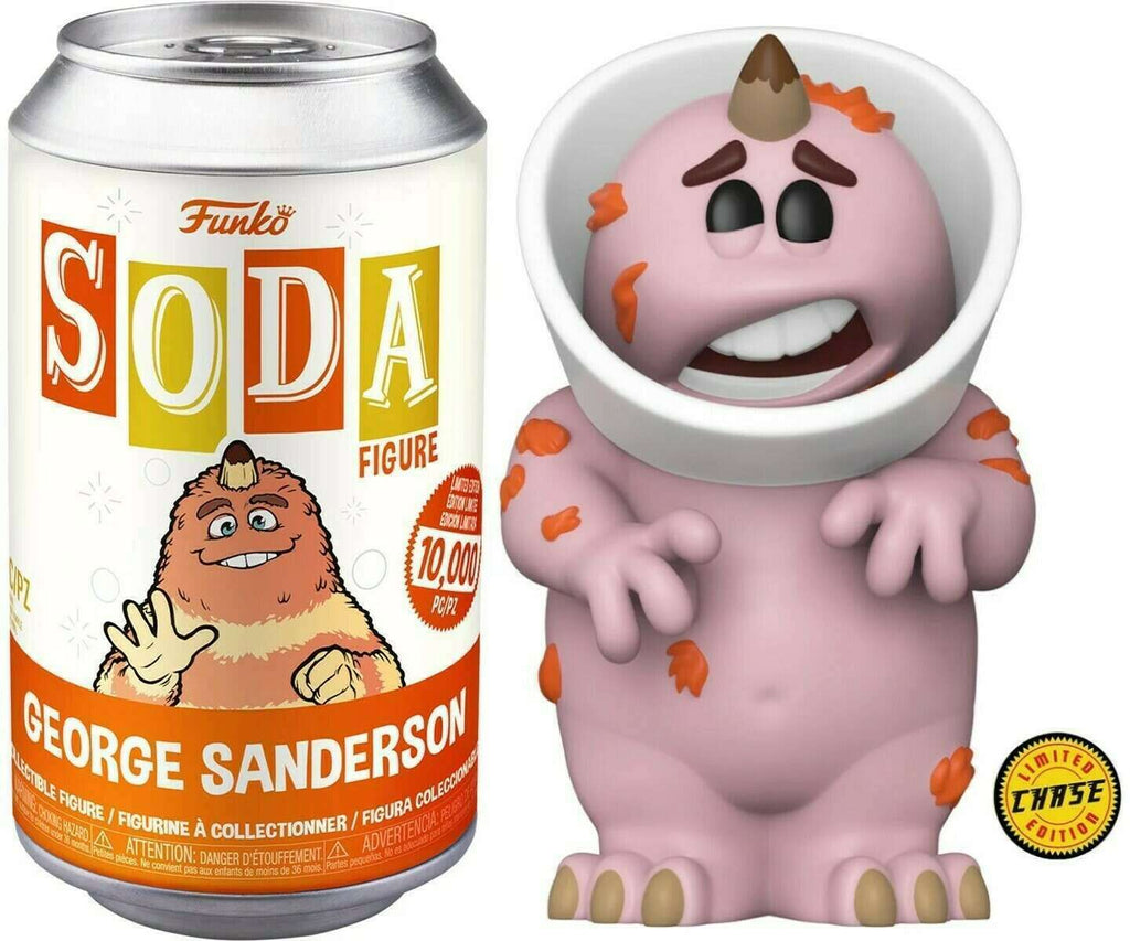 Funko Vinyl Soda Monsters Inc George Sanderson (Shaved) Chase (Opened Soda)