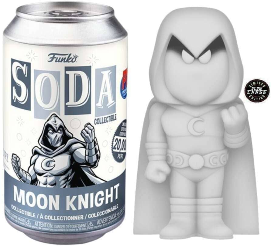 Funko Vinyl Soda Moon Knight Glow Chase Exclusive (Opened Soda)