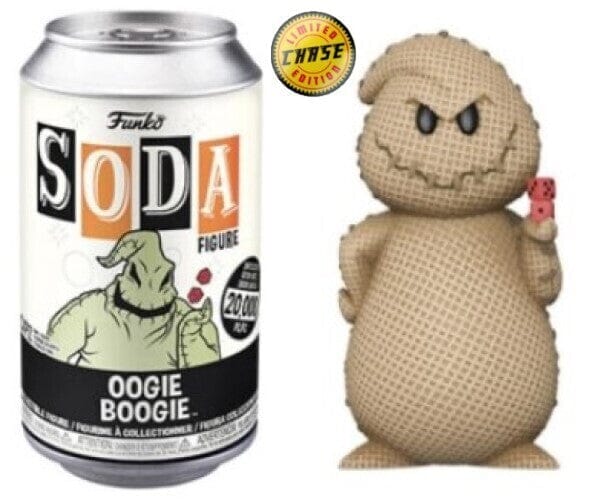 Funko Vinyl Soda Nightmare Before Christmas Oogie Boogie (Brown Bag) Chase (Opened Can)