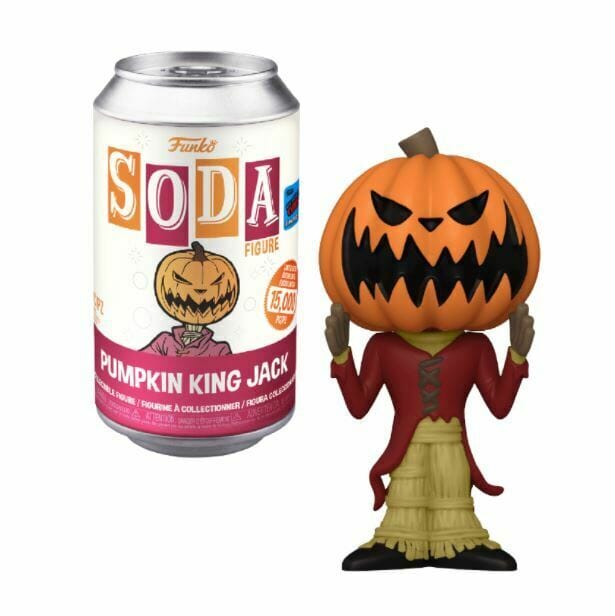 Funko Vinyl Soda Nightmare Before Christmas Pumpkin King Jack Fall Convention Exclusive (Opened Can)