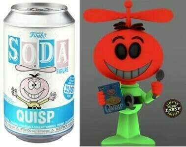 Funko Vinyl Soda Quaker Quisp Chase (Opened Soda)