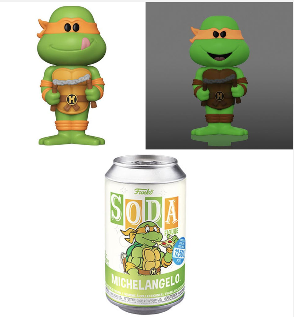 Funko Vinyl Soda Teenage Mutant Ninja Turtles (TMNT) Michelangelo with Possible Chase 