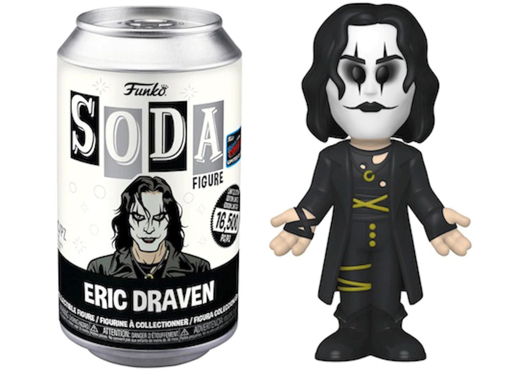 Funko Vinyl Soda The Crow Eric Draven NYCC (Official Sticker) w/ Chance of Chase