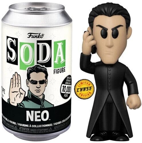 Funko Vinyl Soda The Matrix Neo (With Phone) Chase (Opened Can)