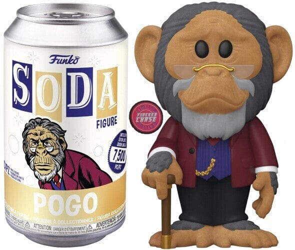 Funko Vinyl Soda Umbrella Academy Pogo (Flocked) Chase (Opened Can)