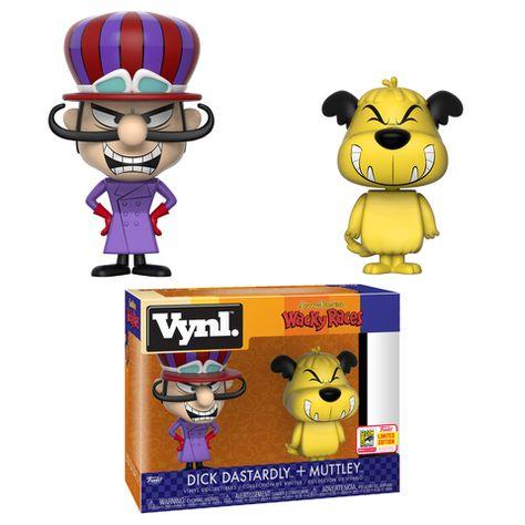 Funko Vynl Hana Barbera Wacky Races Dick Dastardly and Muttley SDCC Exclusive Limited 2100 Pieces