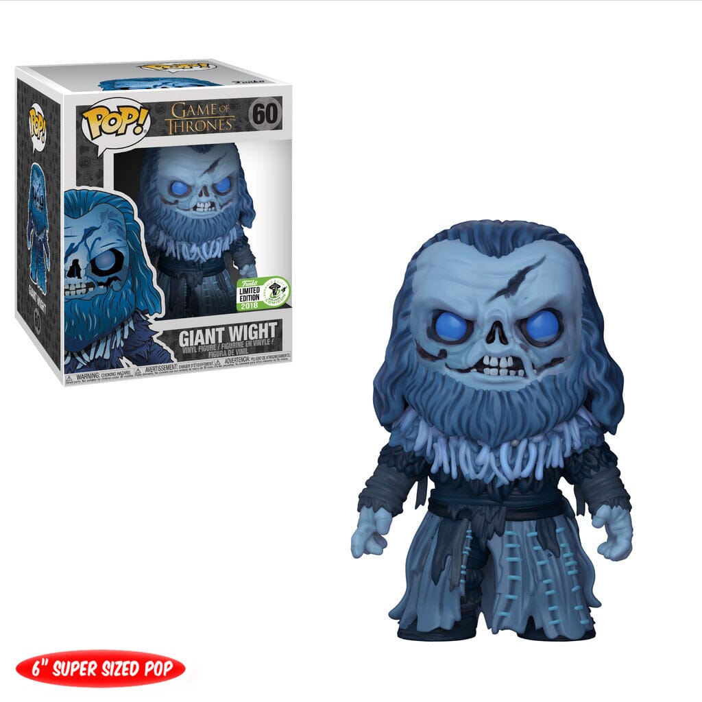 Game of Thrones Giant Wight ECCC (Official Sticker) Exclusive Funko Pop! #60