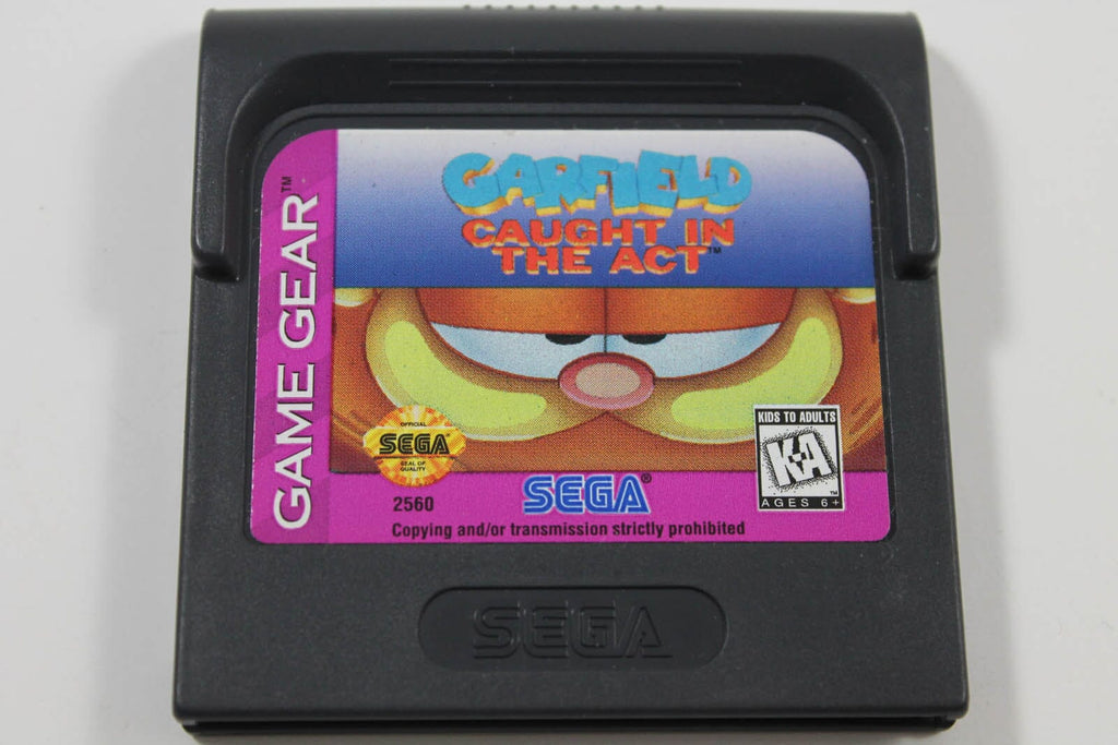 Garfield Caught in the Act for the Sega Game Gear (Loose Game)