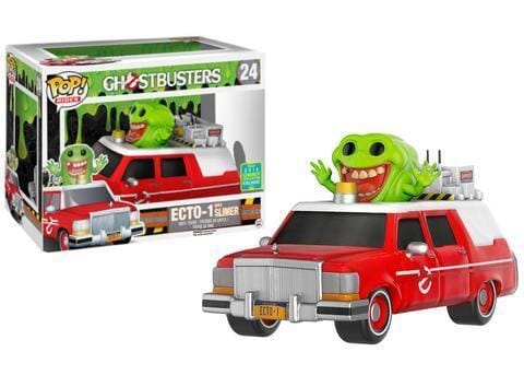 Ghostbusters Ecto-1 with Slimer (Red) Summer Convention Exclusive Funko Pop! Ride #24