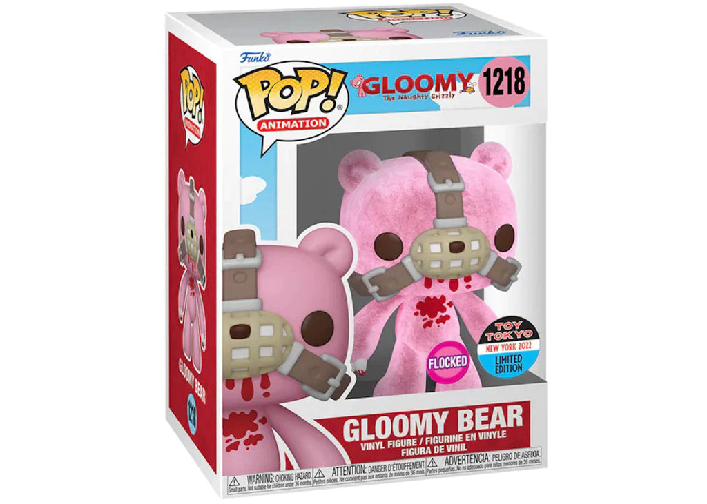 Gloomy Bear (Mask) (Flocked) Exclusive Funko Pop! #1218