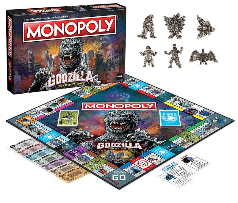 Godzilla Monster Edition Monopoly Board Game
