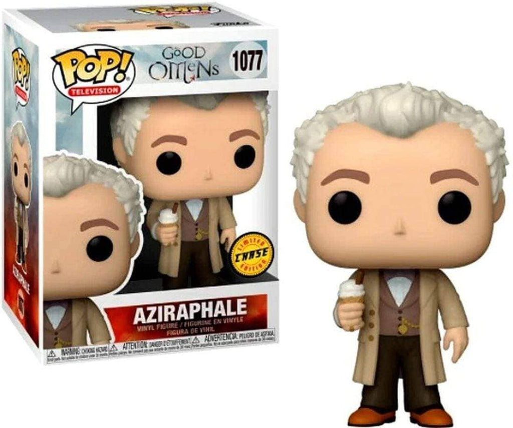 Good Omens Aziraphale (w/ Ice Cream) Chase w/ Protector Funko Pop #1077
