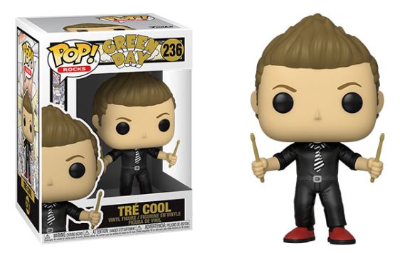 Green Day Tre Cool Funko Pop! Rocks #236