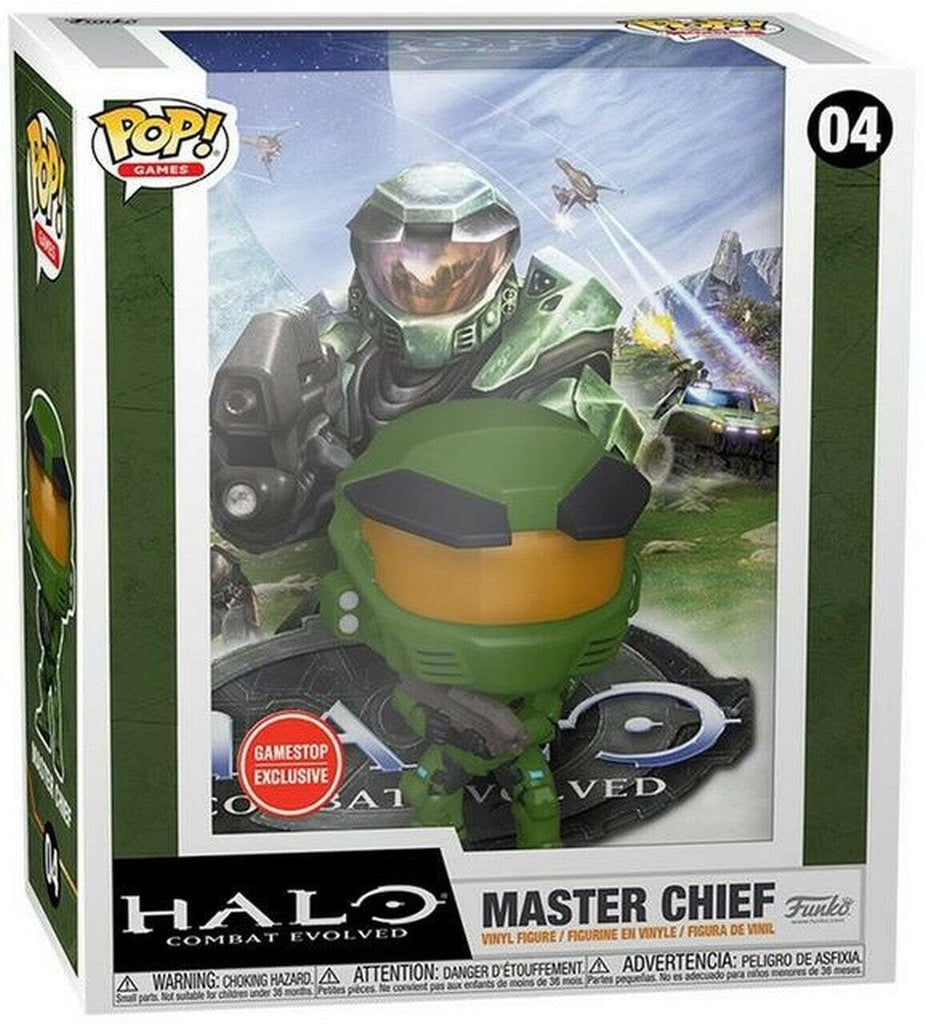 Halo Combat Evolved Master Chief Video Game Cover Exclusive Funko Pop! #04