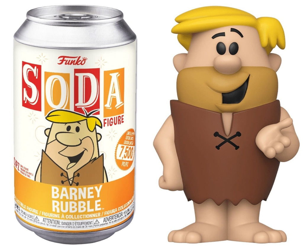 Hanna Barbera The Flintstones Barney Rubble Funko Vinyl Soda (Opened Can)