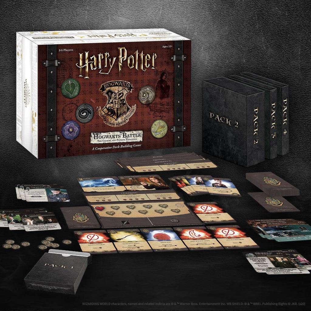 Harry Potter Hogwarts Battle: Charms and Potions Expansion USAopoly 