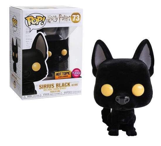 Harry Potter Sirius Black as Dog (Flocked) Exclusive Funko Pop! #73