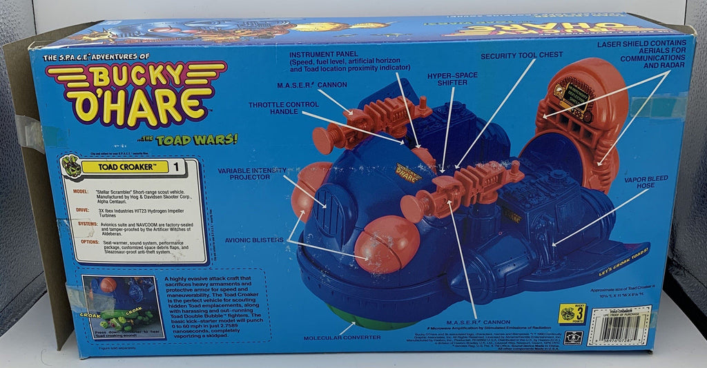 Hasbro Bucky O'Hare Toad Croaker New and Sealed Vehicle Playset Vintage Action Figure Vehicle Hasbro 