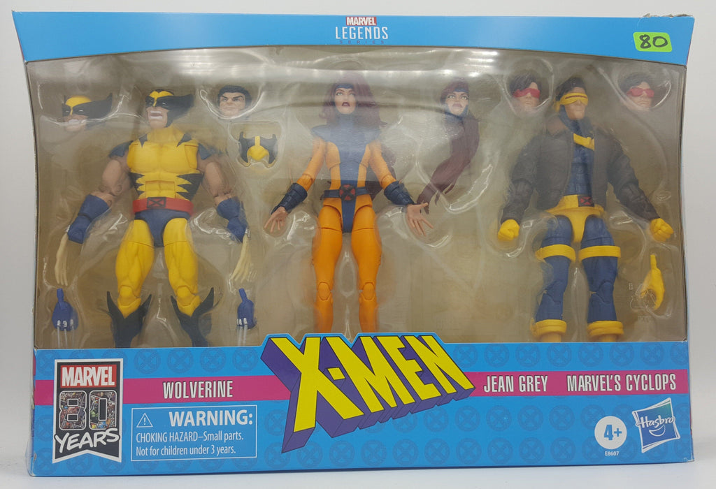 Hasbro Marvel Legends X-men Wolverine Jean Grey and Cyclops 3-pack