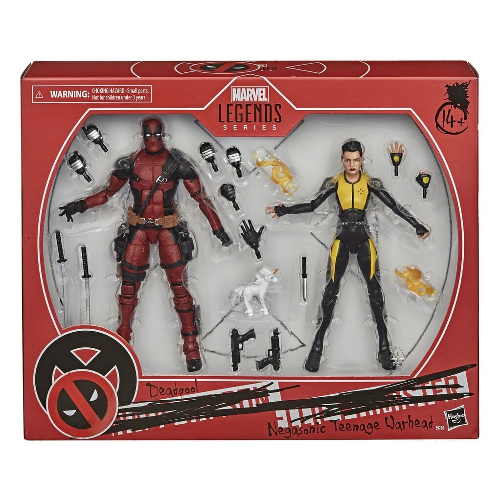 Hasbro Marvel Legends Deadpool and Negasonic Teenage Warhead Action Figure 2 Pack