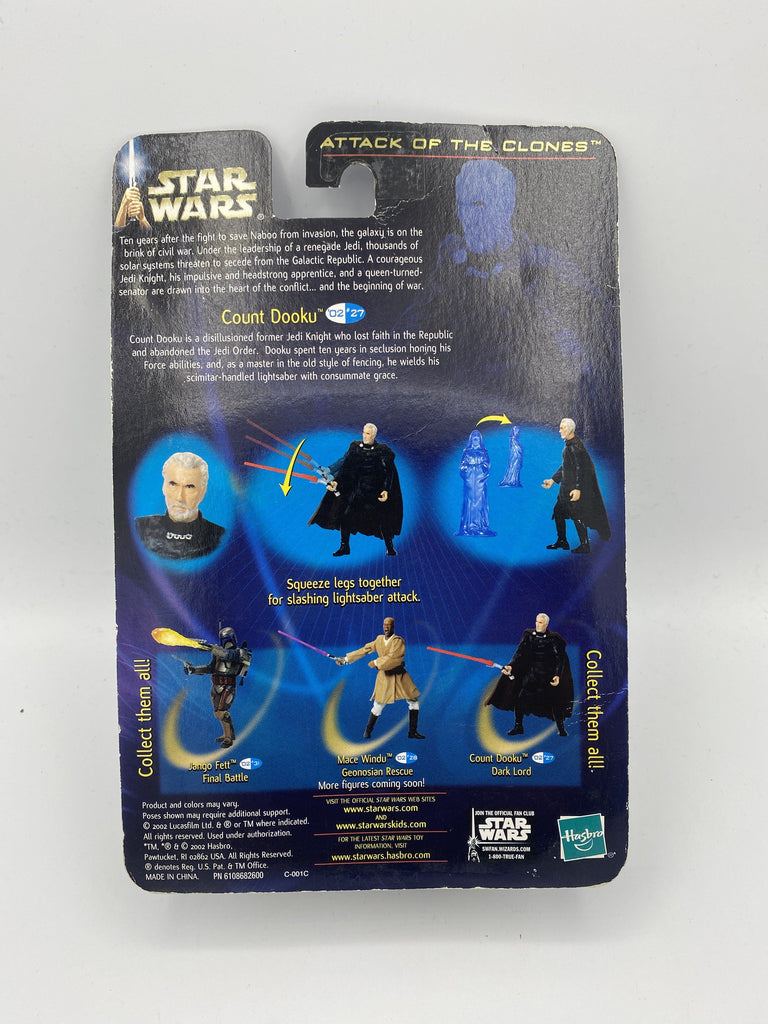 Hasbro Star Wars Attack of the Clones Count Dooku Dark Lord Figure Action Figure Hasbro 