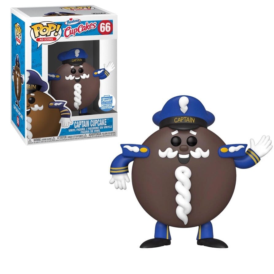 Hostess Cupcakes Captain Cupcake Exclusive Funko Pop! #66