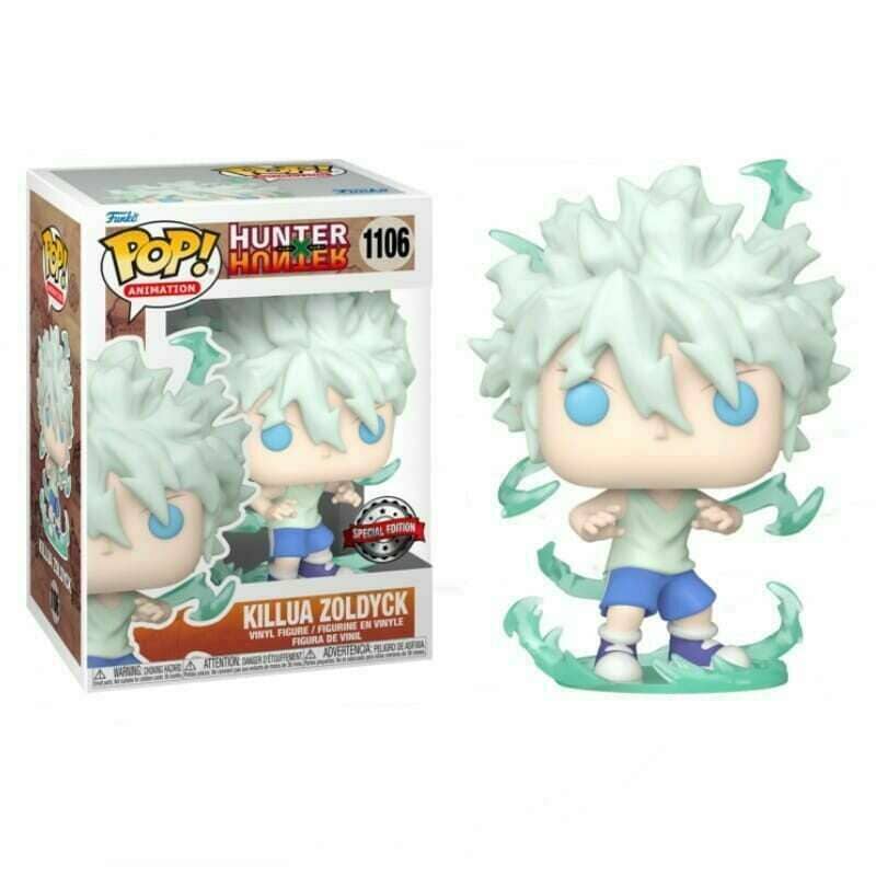 Hunter x Hunter Killua Zoldyck (Godspeed) Exclusive Funko Pop #1106 (Special Edition Sticker)