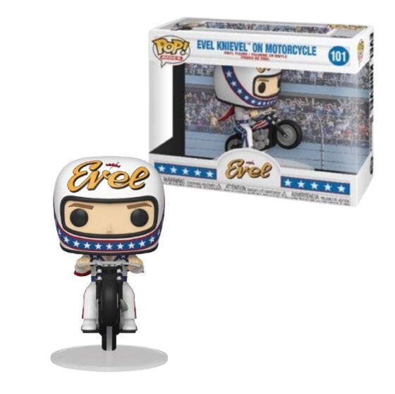 Icons Evel Knievel on Motorcycle Funko Pop! Rides #101