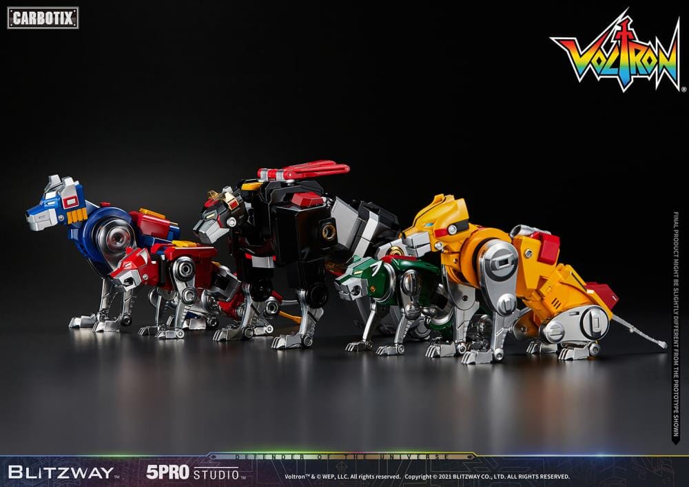 (In Stock!) Blitzway Voltron: Defender of the Universe Carbotix Series - Undiscovered Realm