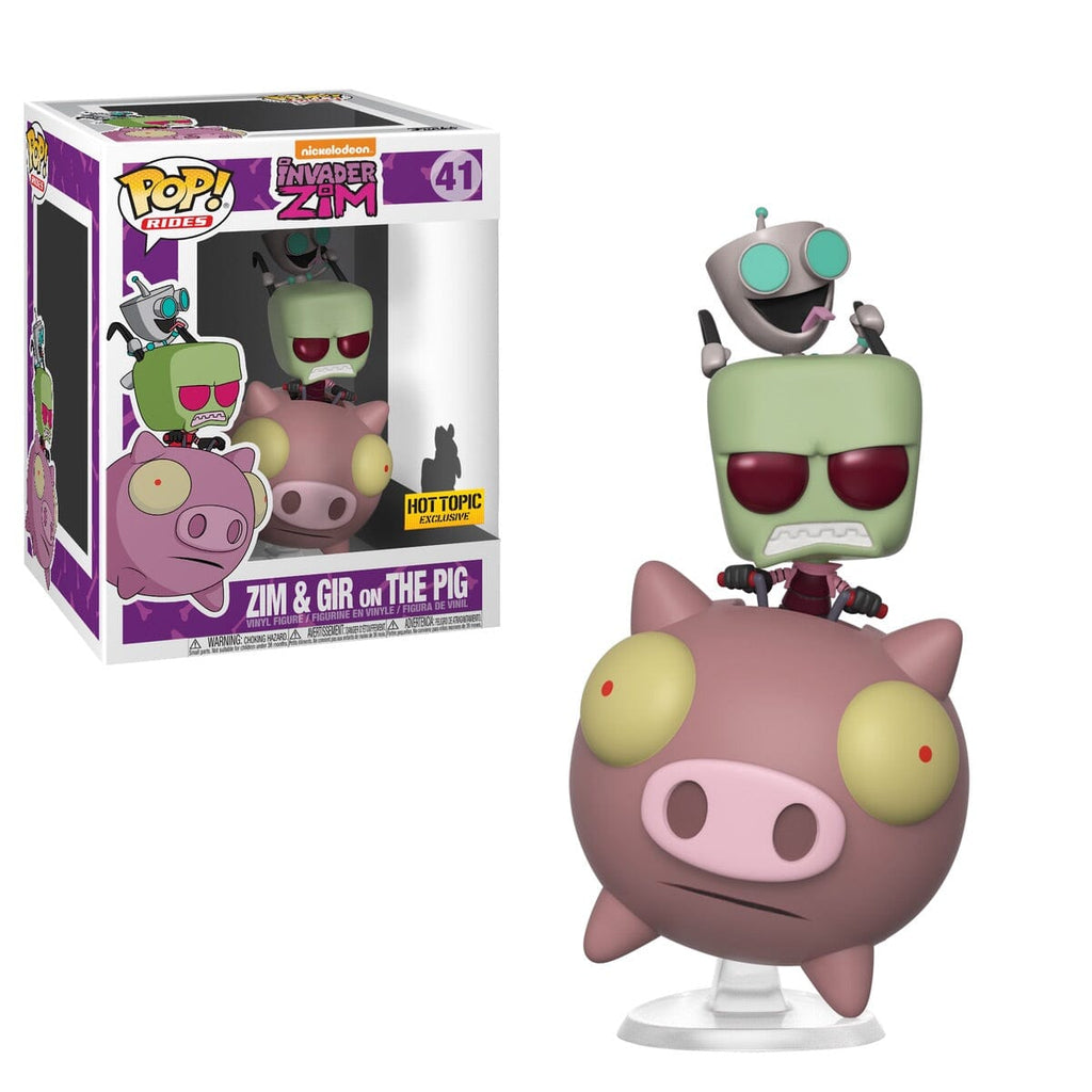Invader Zim Zim and Gir on the Pig Exclusive Funko Pop! Rides #41