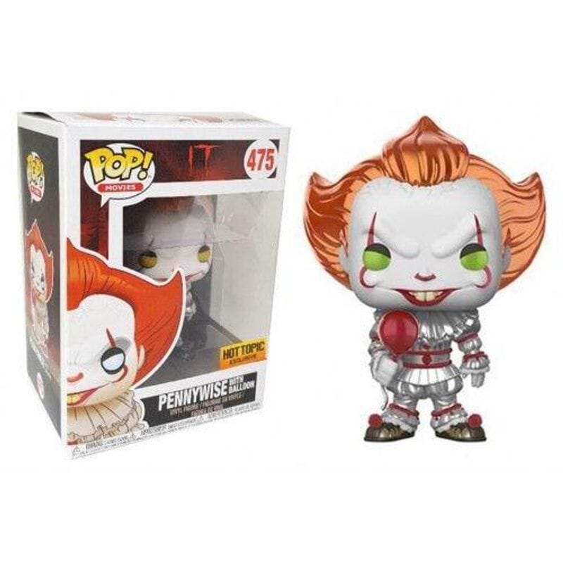 It Pennywise with Balloon (Metallic) Exclusive Funko Pop! #475