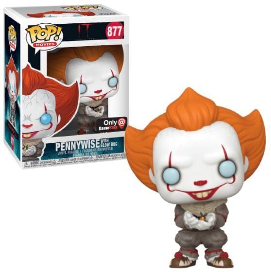 IT Pennywise With Glow Bug Exclusive Funko Pop!