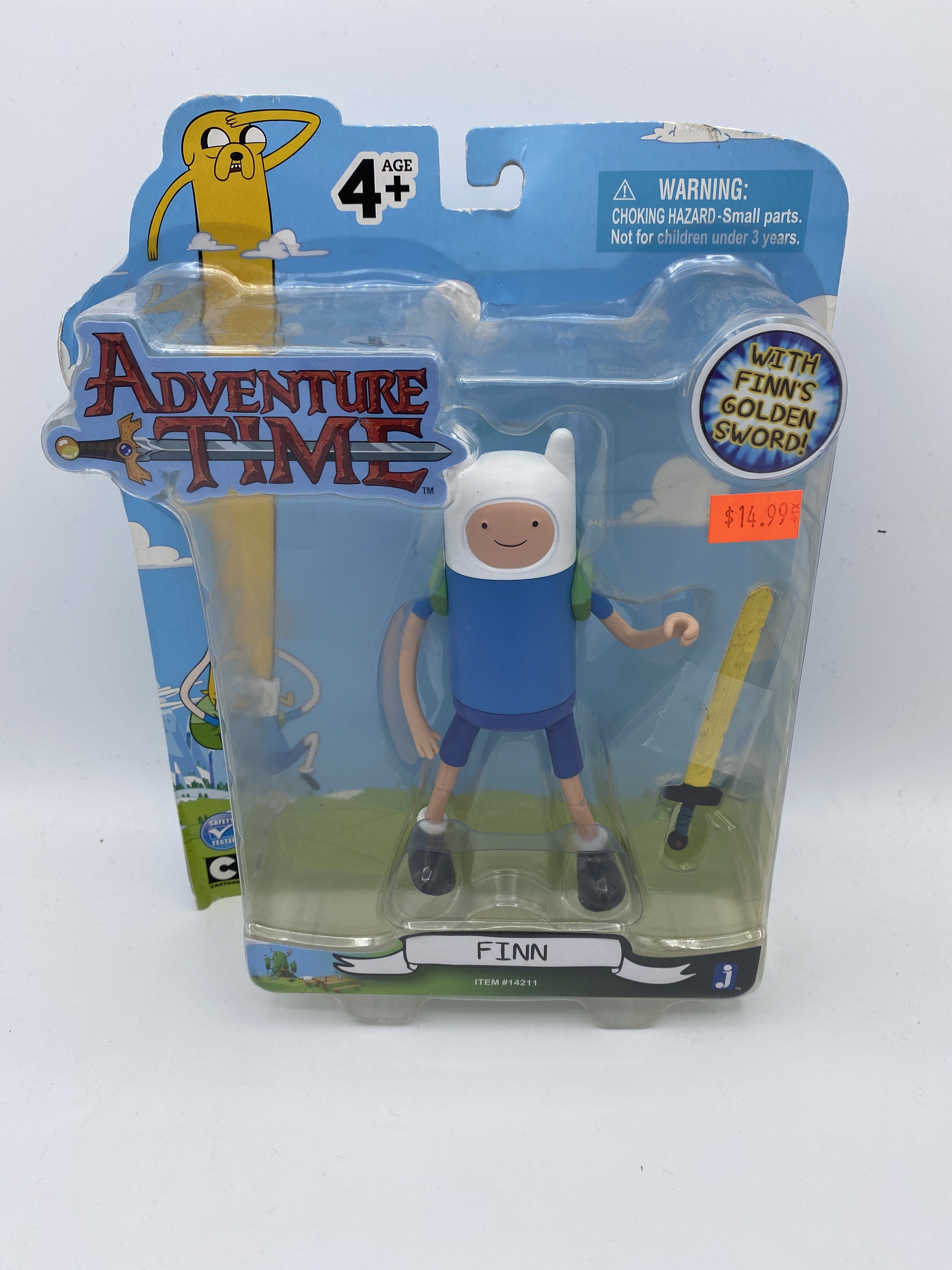 Jazwares Adventure Time Finn with Golden Sword Action Figure