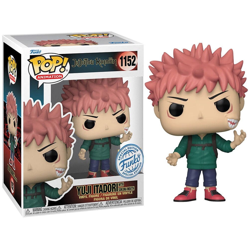 Jujutsu Kaisen Yuji Itadori (Sukuna Mouth) Exclusive Funko Pop! #1152 (Special Edition Sticker)
