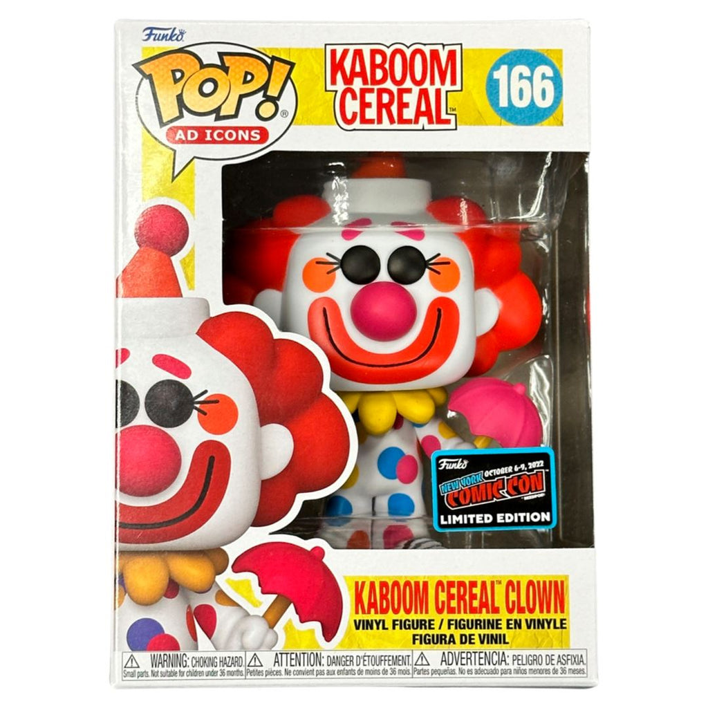 Kaboom Cereal Clown NYCC (Official Sticker) Exclusive Funko Pop! #166 Funko 