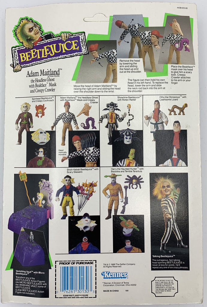 Vintage beetlejuice shop action figures