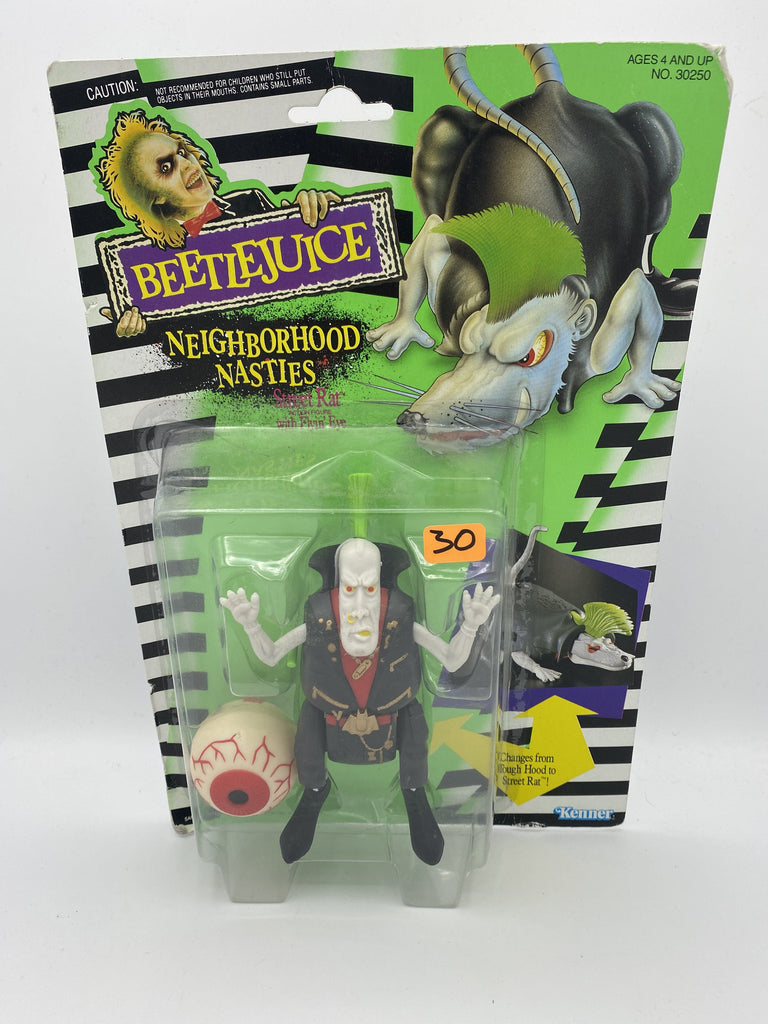 Kenner Beetlejuice Neighborhood Nasties Street Rat with Flyin Eye