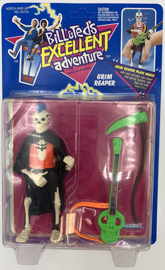 Kenner Bill and Ted's Excellent Adventure Grim Reaper (Unpunched) Vintage Action Figure