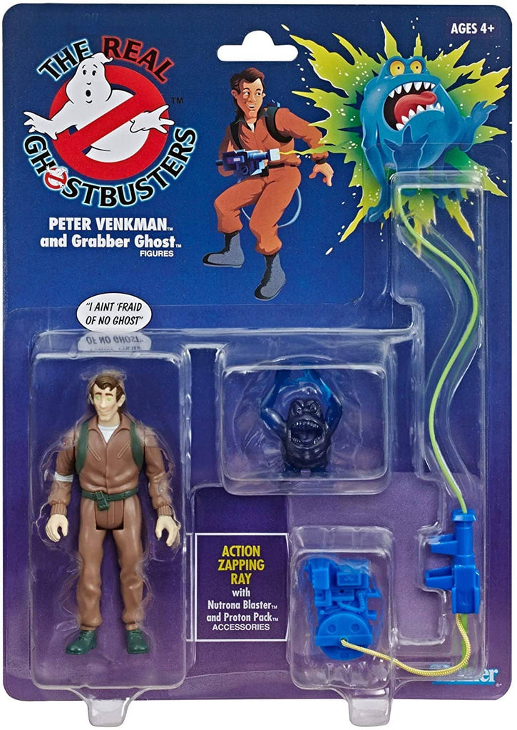 Kenner Classics The Real Ghostbusters Peter Venkman and Grabber Ghost Action Figure (New Card)