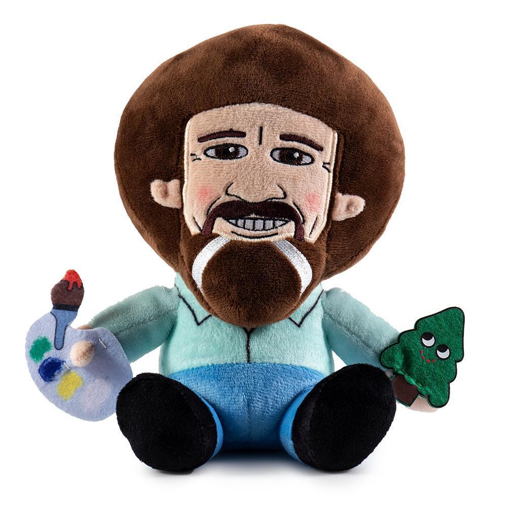 Kidrobot Bob Ross with Peapod 8 Inch Phunny Plush