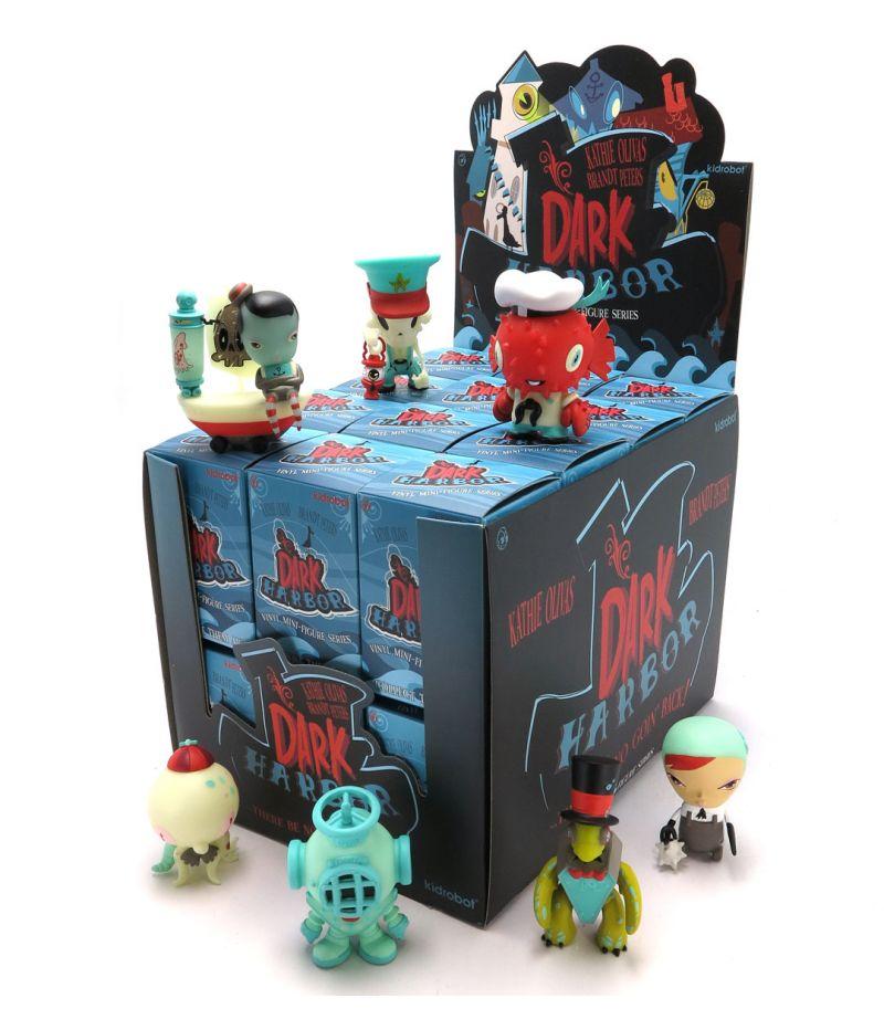 Kidrobot Dark Harbor Mini Figure Series Kathie Olivas & Brandt Peters Blind Box  
