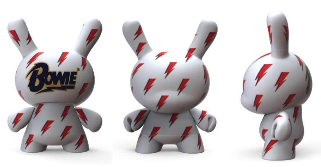 Kidrobot David Bowie Icon Lightning Bolt 8 Inch Dunny Art Figure