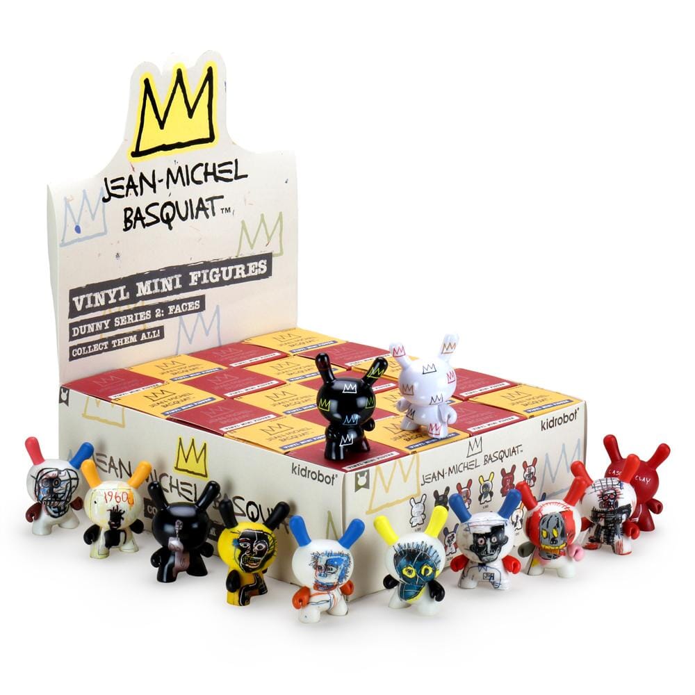 Kidrobot Faces Dunny Series 2 By Jean-Michel Basquiat Blind Box Mini Figures