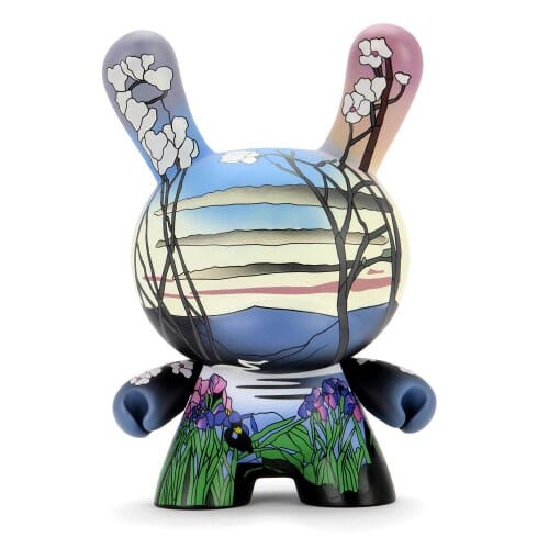 Kidrobot The Met150 Masterpiece 8 In Louis C Tiffany Magnolias And Irises Dunny
